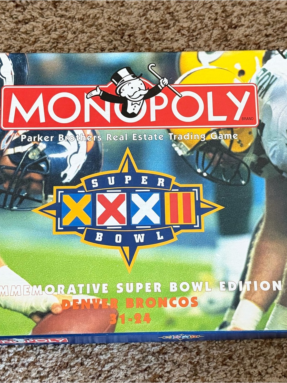 Monopoly Super Bowl Commemorative Edition - Monopoly Brand - Blue/Red/Yellow